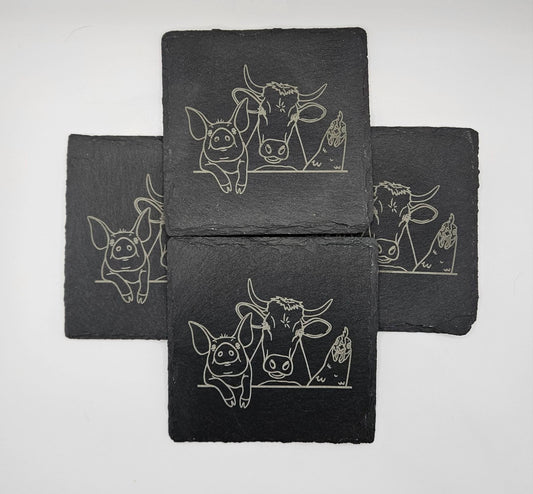 Farm Animal Coasters